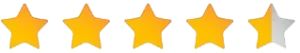 Four and a Half Star Rating