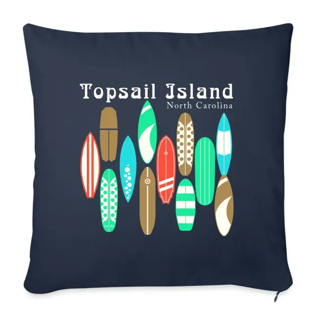 Surfboards Galore Throw Pillow