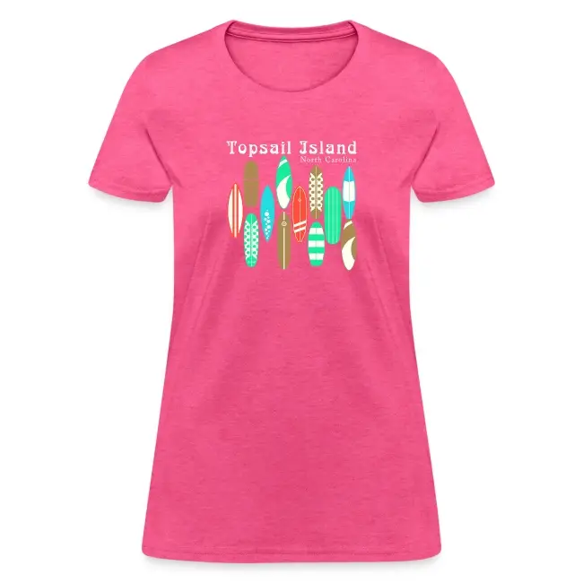 Surfboards Galore Woments T Shirt