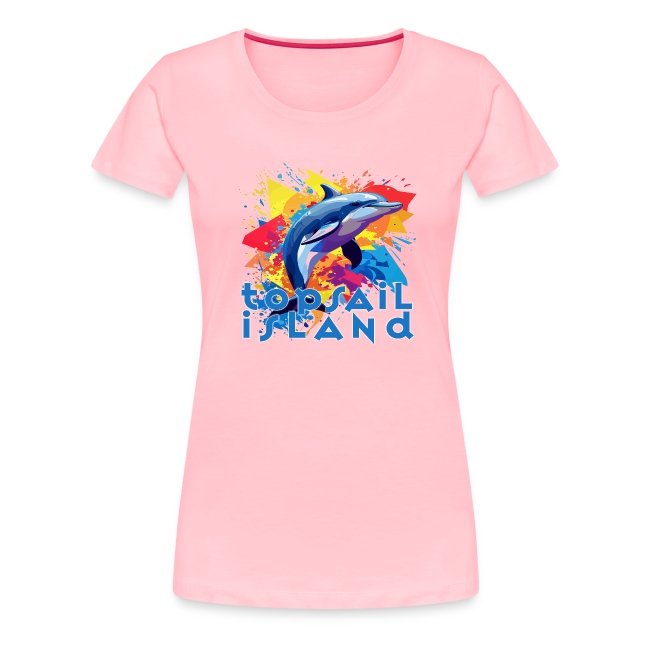 Womens Premium Dolphin T